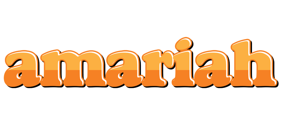 Amariah orange logo