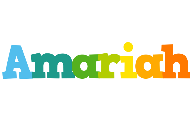 Amariah rainbows logo