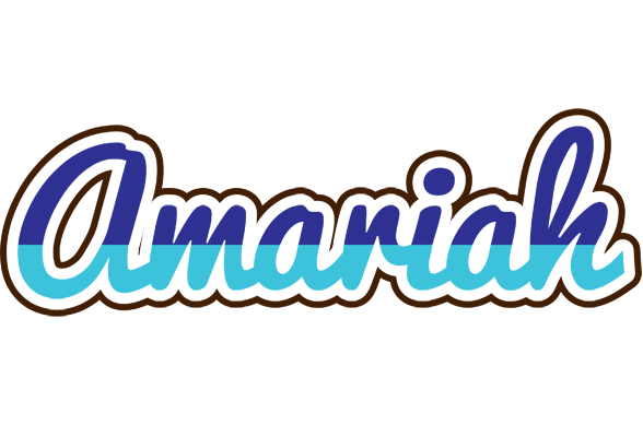 Amariah raining logo