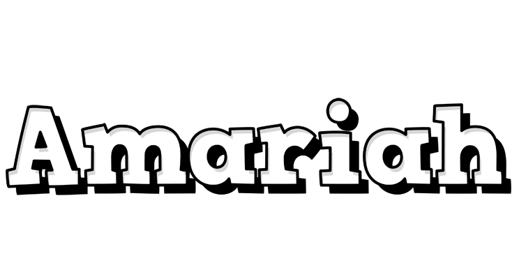 Amariah snowing logo