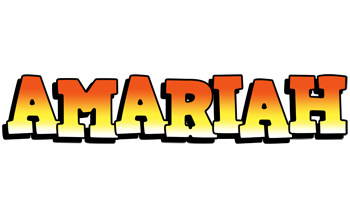 Amariah sunset logo