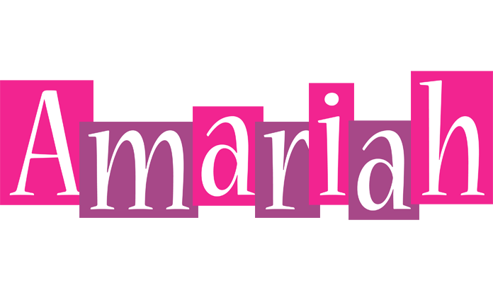 Amariah whine logo