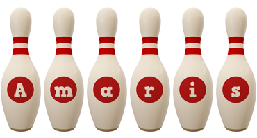 Amaris bowling-pin logo