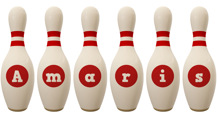 Amaris bowling-pin logo