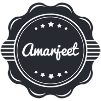 Amarjeet badge logo