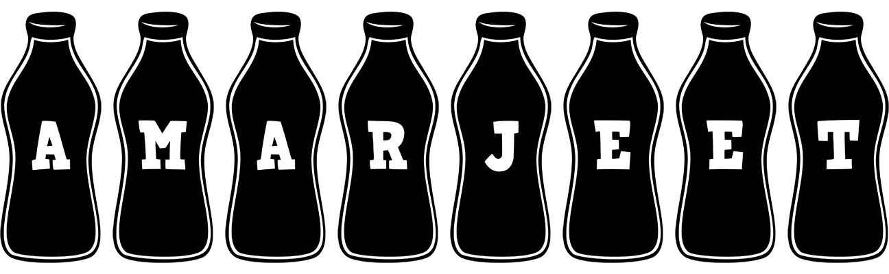 Amarjeet bottle logo