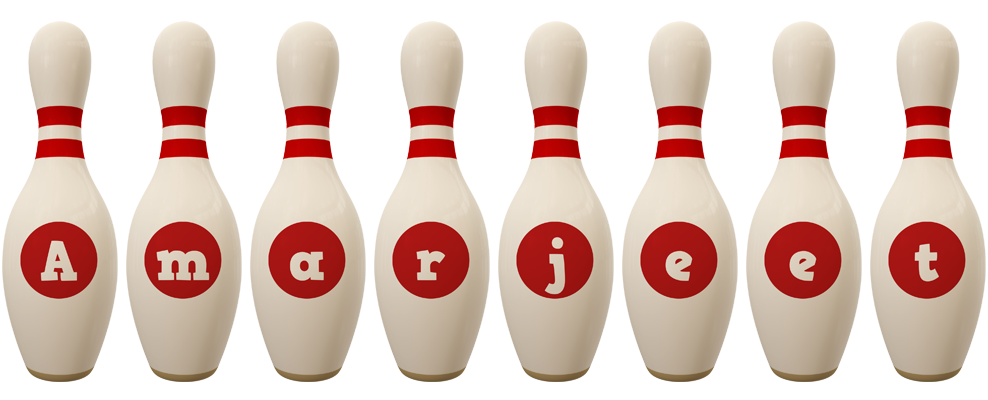 Amarjeet bowling-pin logo