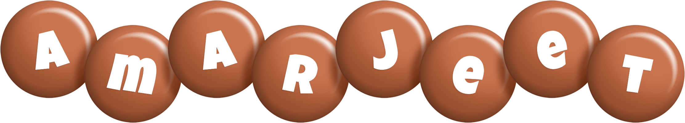 Amarjeet candy-brown logo