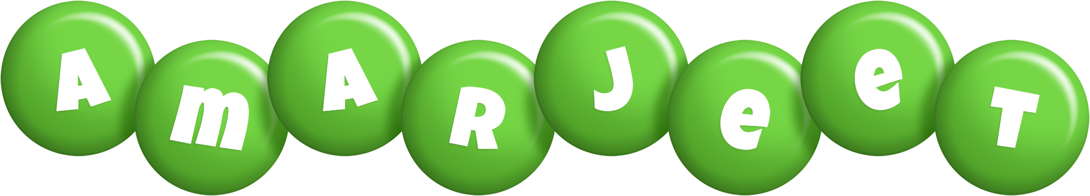 Amarjeet candy-green logo