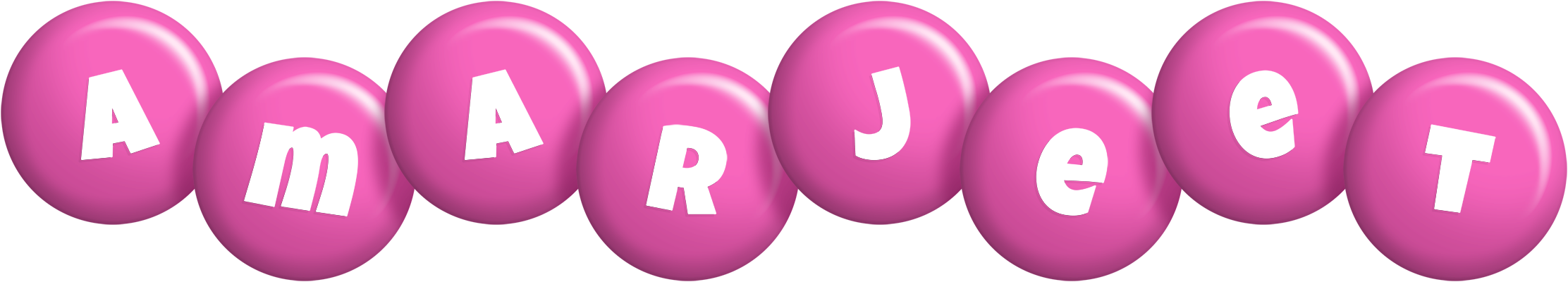 Amarjeet candy-pink logo