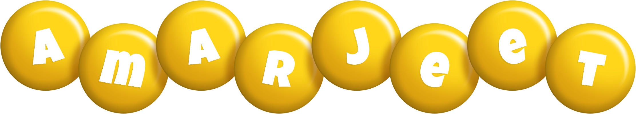 Amarjeet candy-yellow logo