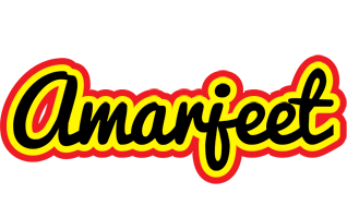 Amarjeet flaming logo