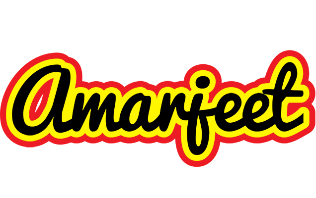 Amarjeet flaming logo