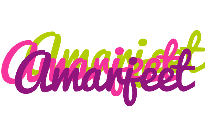 Amarjeet flowers logo