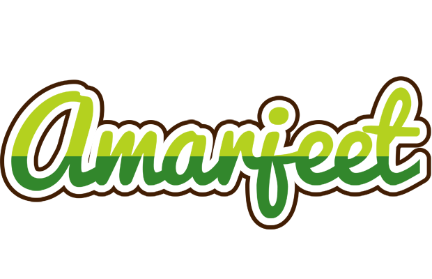 Amarjeet golfing logo