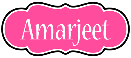 Amarjeet invitation logo