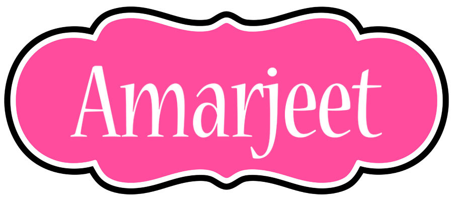 Amarjeet invitation logo