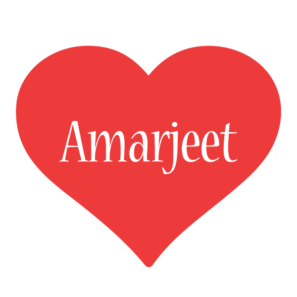 Amarjeet love logo