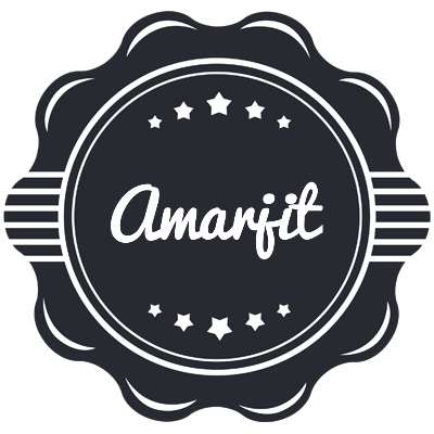 Amarjit badge logo