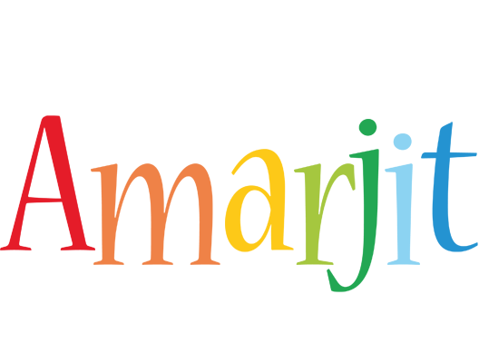 Amarjit birthday logo
