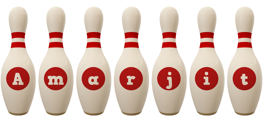 Amarjit bowling-pin logo