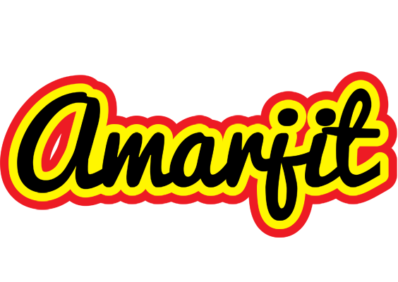 Amarjit flaming logo