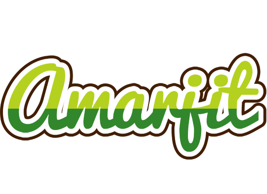 Amarjit golfing logo