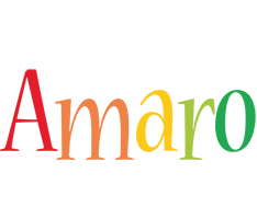 Amaro birthday logo