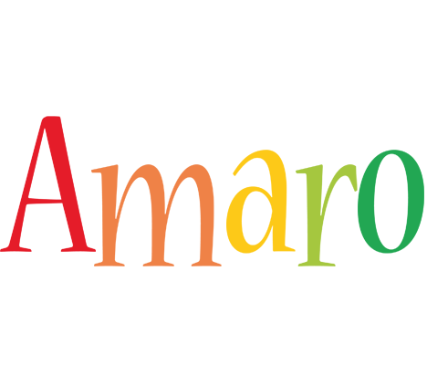 Amaro birthday logo