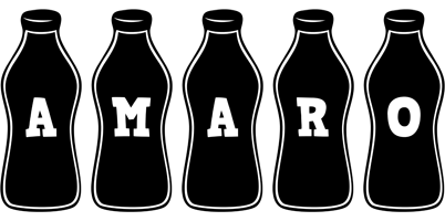 Amaro bottle logo