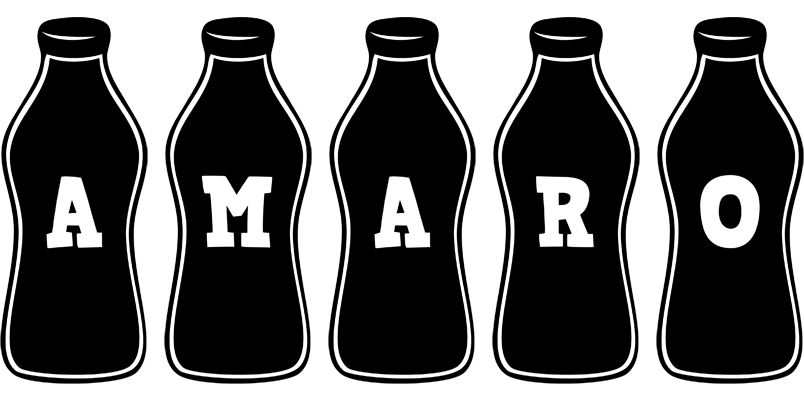 Amaro bottle logo