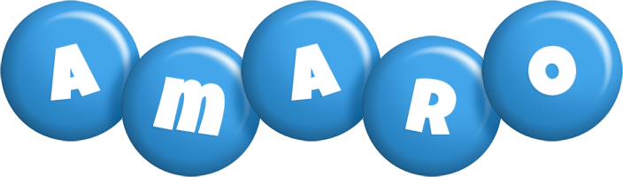 Amaro candy-blue logo