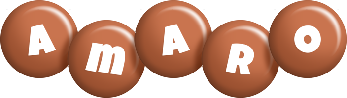 Amaro candy-brown logo