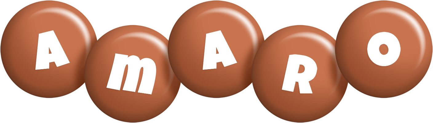Amaro candy-brown logo