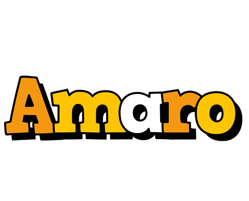 Amaro cartoon logo