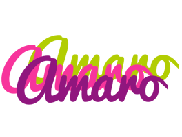 Amaro flowers logo