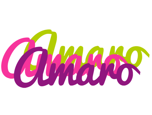 Amaro flowers logo