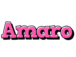 Amaro girlish logo