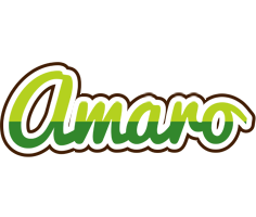 Amaro golfing logo