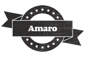 Amaro grunge logo