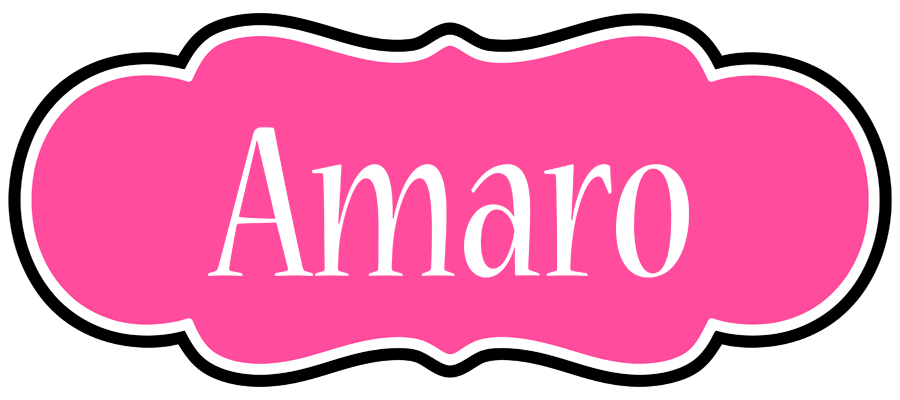 Amaro invitation logo