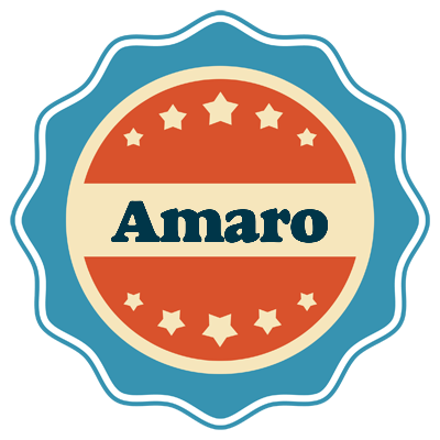 Amaro labels logo