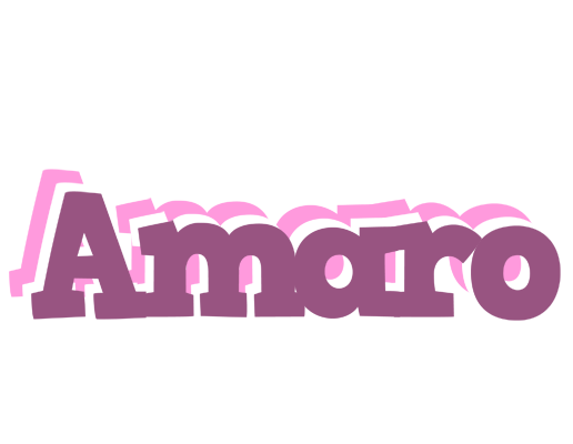 Amaro relaxing logo