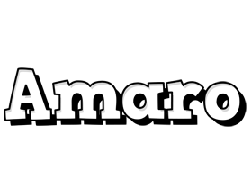 Amaro snowing logo