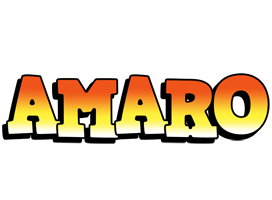 Amaro sunset logo