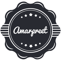 Amarpreet badge logo