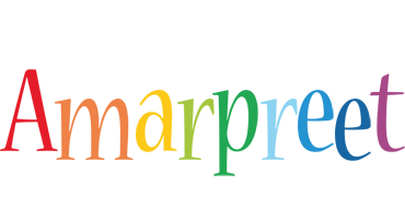 Amarpreet birthday logo