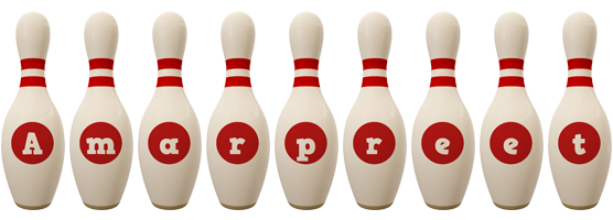 Amarpreet bowling-pin logo