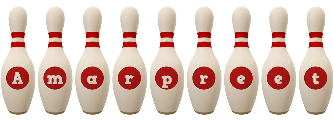 Amarpreet bowling-pin logo