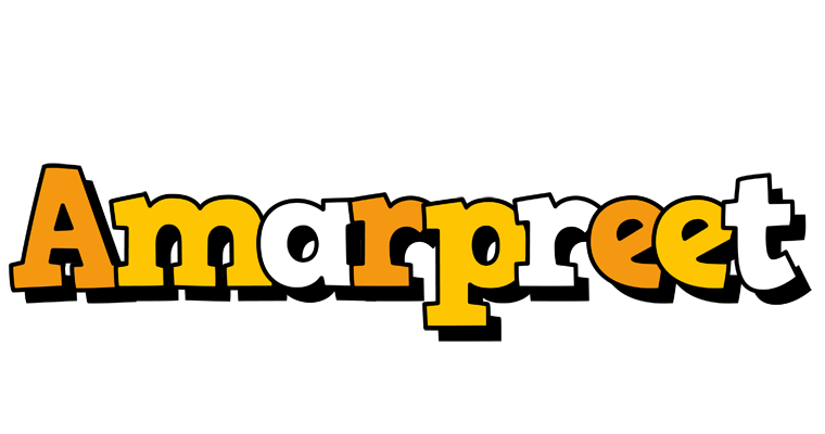 Amarpreet cartoon logo